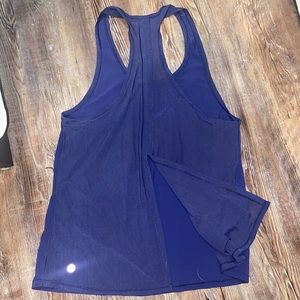 Size 6 blue Lululemon tank top